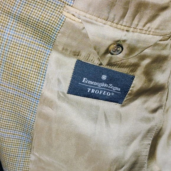 Ermenegildo Zegna Men's Tan Pants